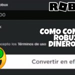 Cómo convertir Robux en dinero real